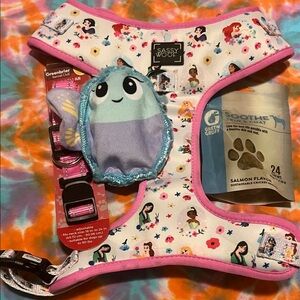 Pink Princess Dog Harness - Cute Character Print